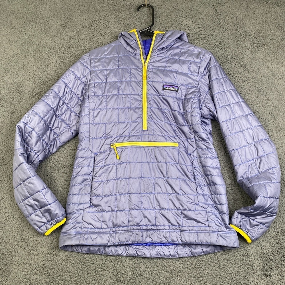 Patagonia Nano Puff Bivy Pullover Insulated Hooded Jacket 84196 Womens XS